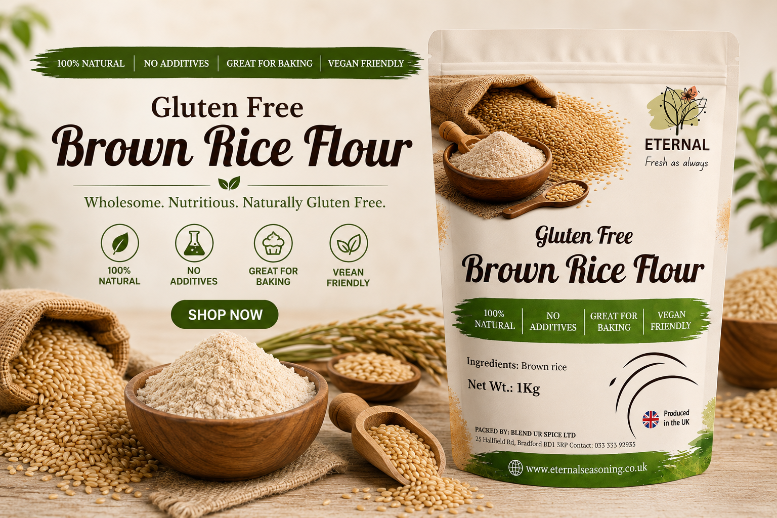 Glutenfree brown rice