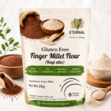 Ragi Flour (Finger Millet Flour) 1kg – Gluten Free Ragi Atta | High Fibre, Vegan, Natural